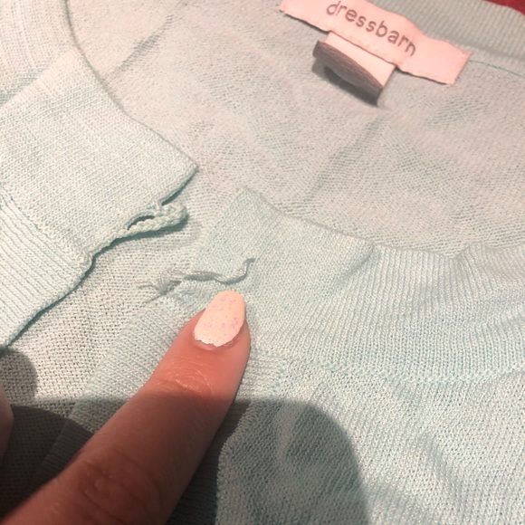 Turquoise cardigan - Picture 4 of 5